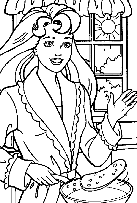 Barbie Coloring Pages