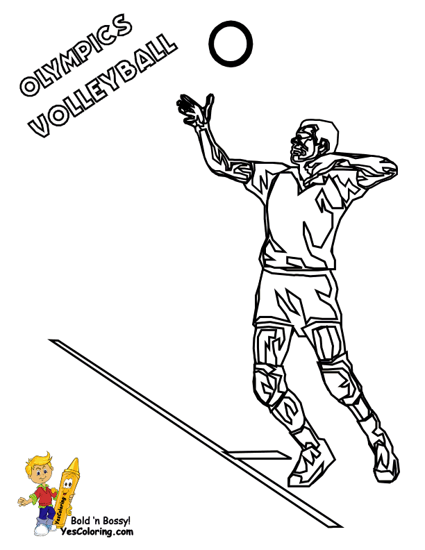 Free Olympic Coloring Pages