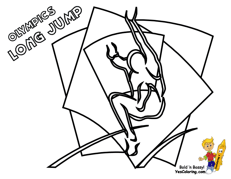 Summer Olympics Coloring Pages
