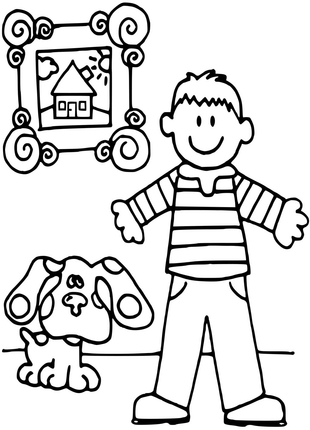 Blue's Clues Coloring Pages