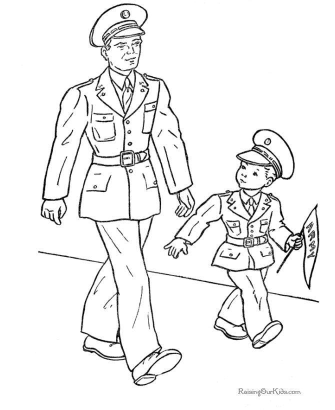 Veterans Day Coloring Pages