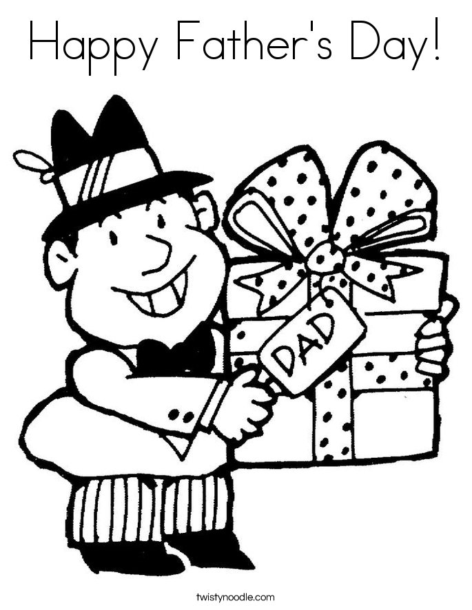 Happy Father's Day Coloring Pages