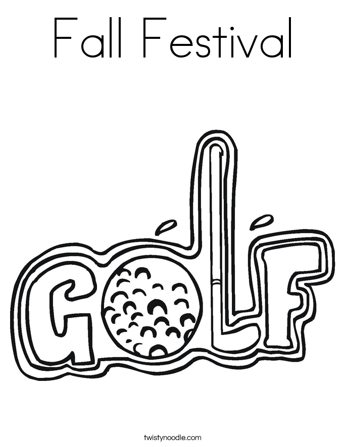 Fall Festival Coloring Pages