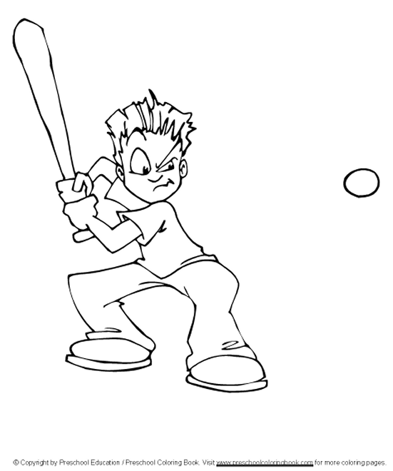 Preschool Summer Coloring Pages