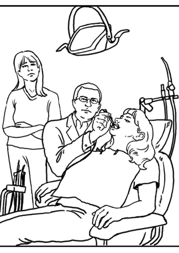 Dentist Coloring Pages
