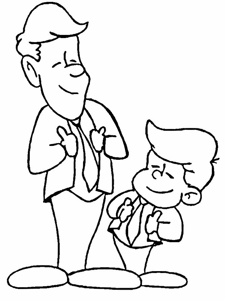 Father's Day Coloring Pages