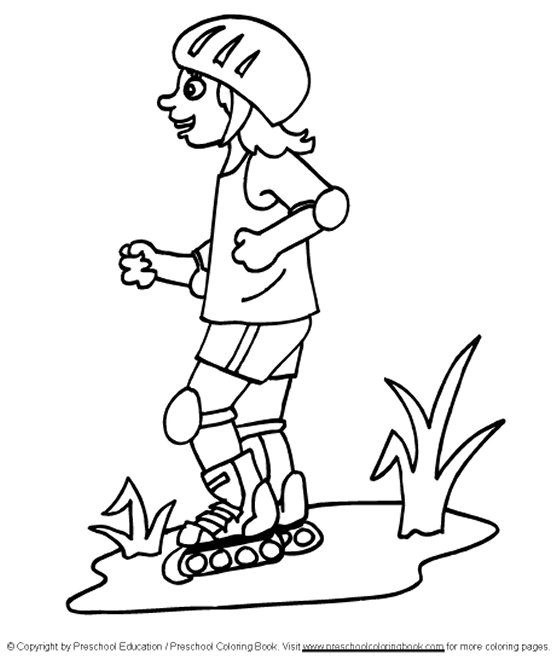 Preschool Summer Coloring Pages