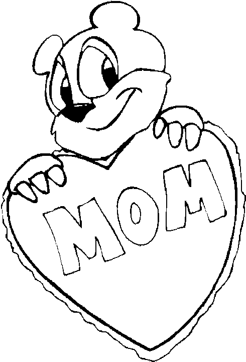 Mother's Day Coloring Pages