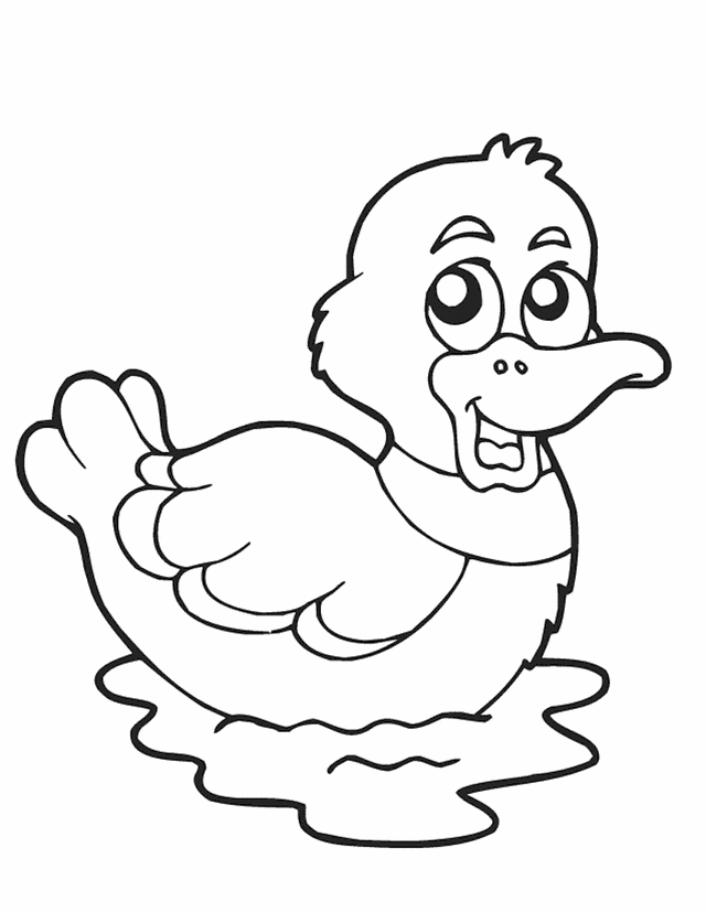 Rubber Duck Coloring Pages Printable