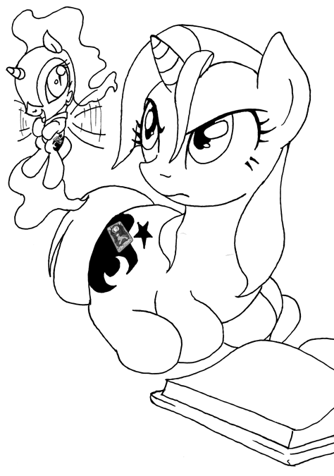My Little Pony Nightmare Moon Coloring Pages