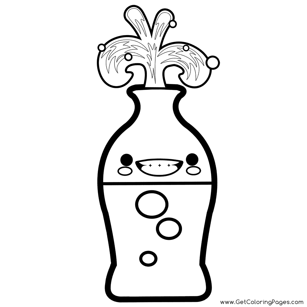 Squishy Cola Coloring Pages