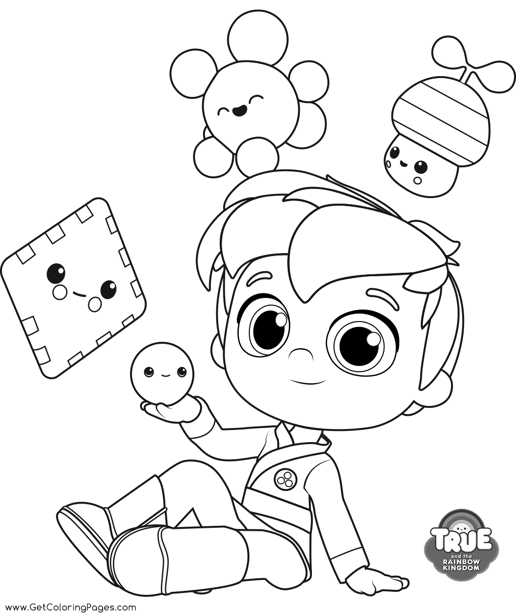 True Boy Zee Coloring Pages
