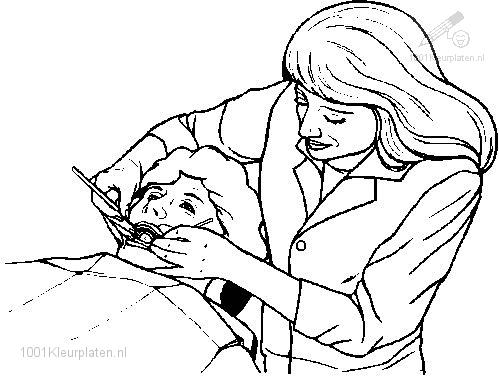 Dentist Coloring Pages