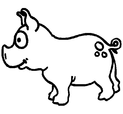 Pig Coloring Book Pages