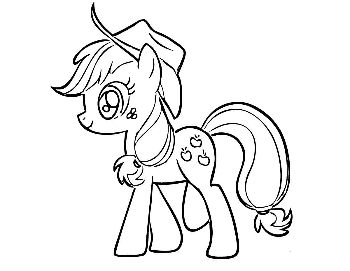 My Little Pony Applejack Coloring Pages