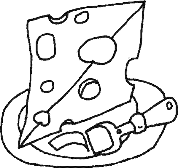 Preschool Food Coloring Pages