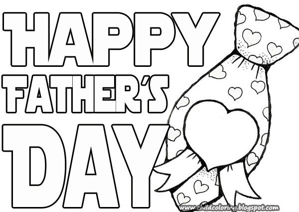 Happy Father's Day Coloring Pages