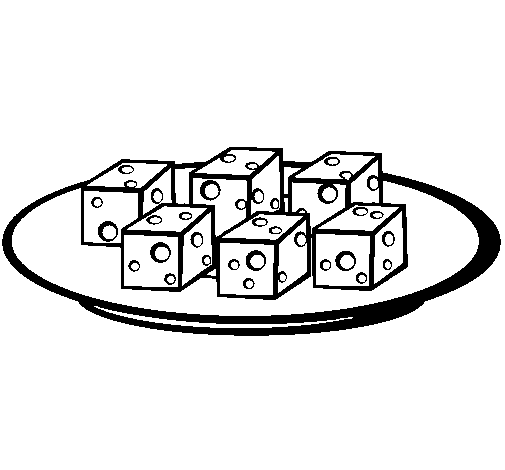 Dairy Foods Coloring Page