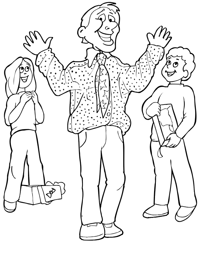 Happy Father's Day Coloring Pages