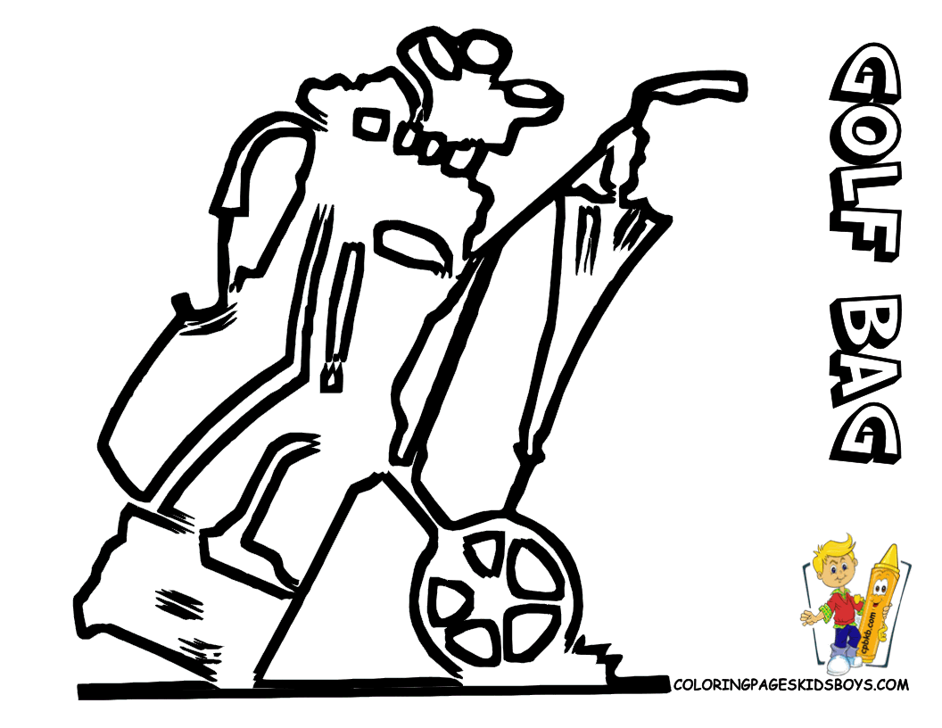Golf Coloring Pages Printable