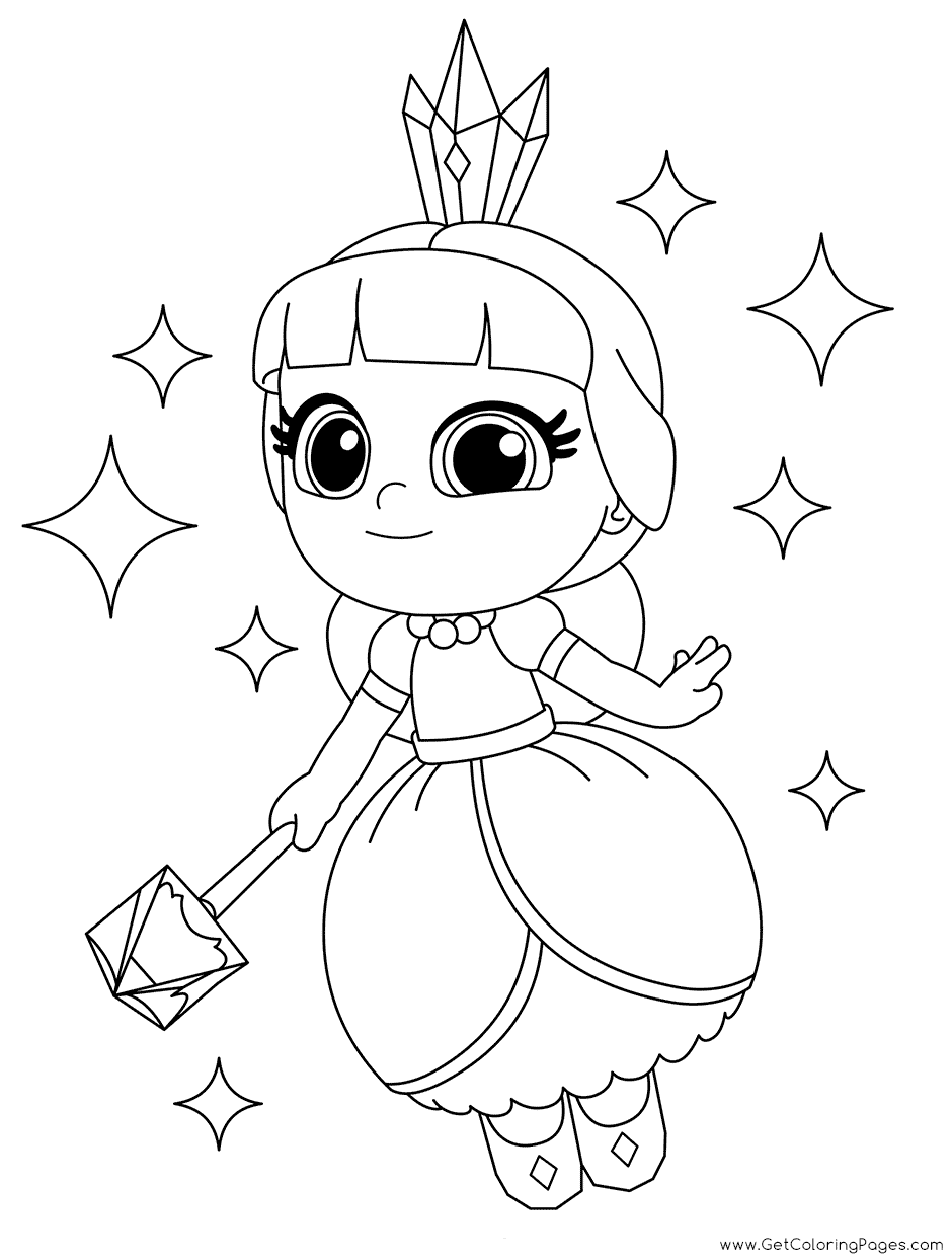 Grizelda Fairy Girl Coloring Pages