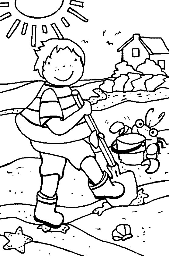 Summer Coloring Pages