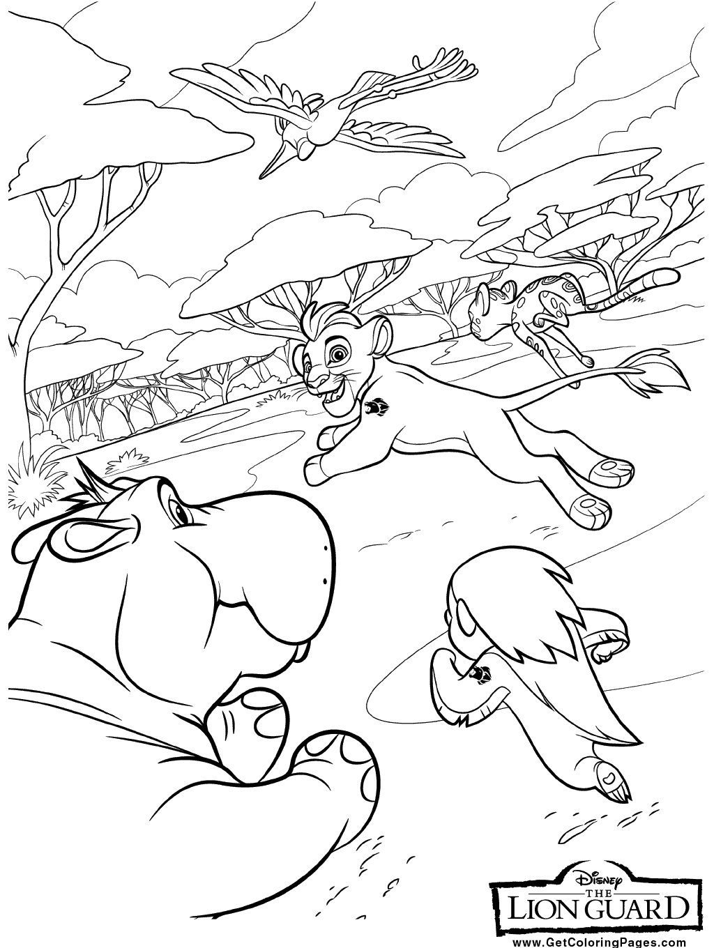 Fun with Lion Guard Coloring Pages