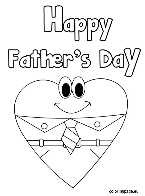 Happy Father's Day Coloring Pages
