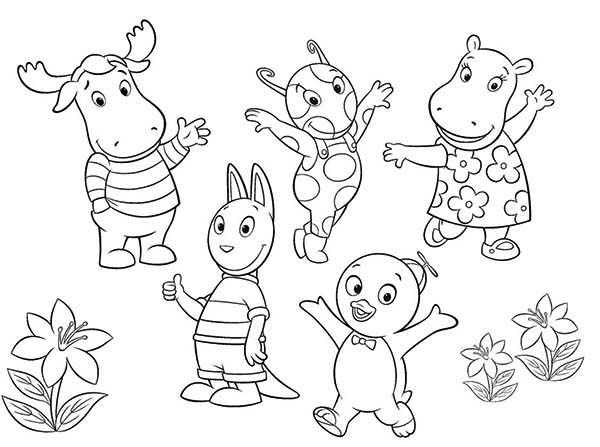 Backyardigans Coloring Pages