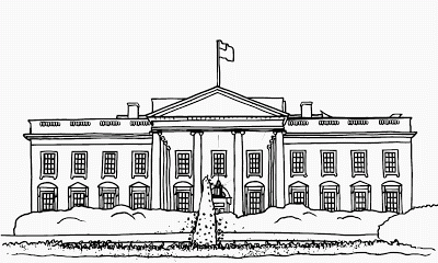 White House Coloring Page