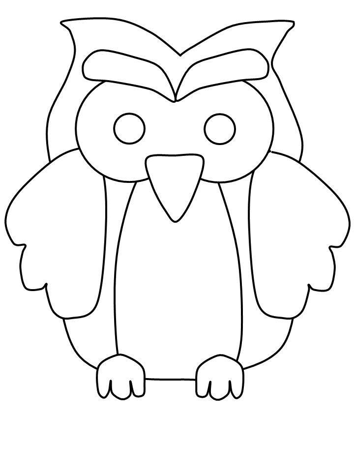 Printable Owl Coloring Page