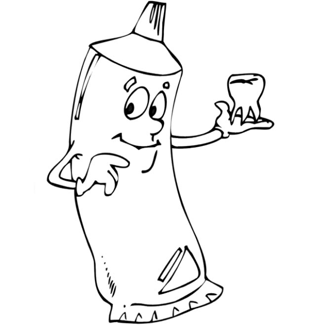 Dental Teeth Coloring Pages for Kids