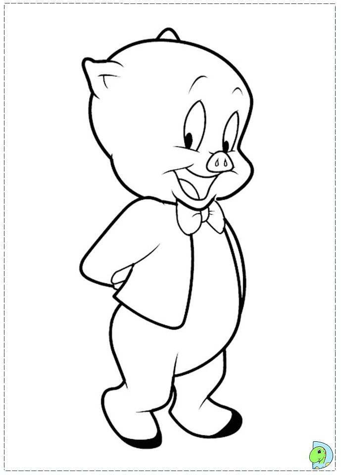 Porky Pig Coloring Pages