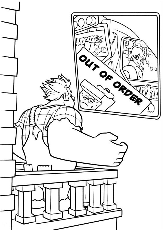 Wreck-It Ralph Coloring Pages