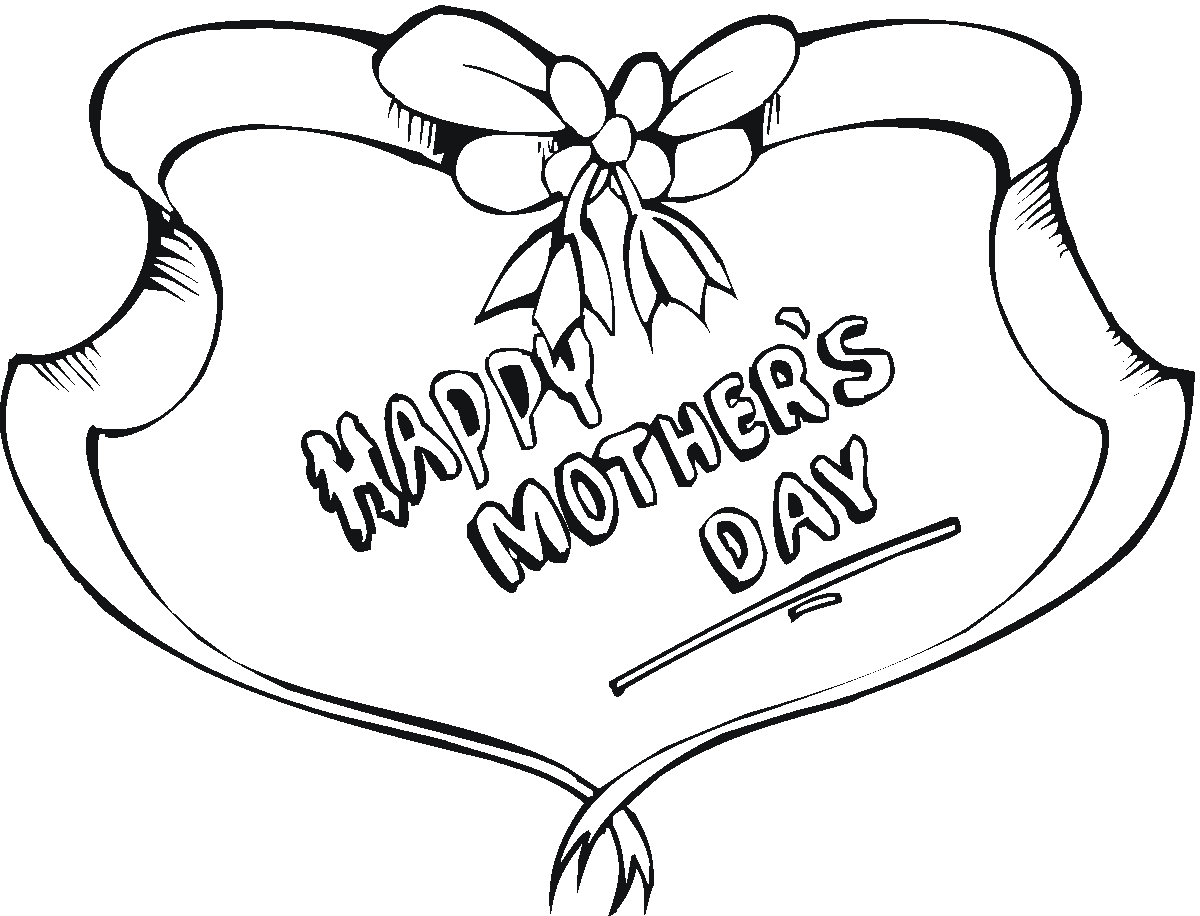 Printable Mother's Day Coloring Pages