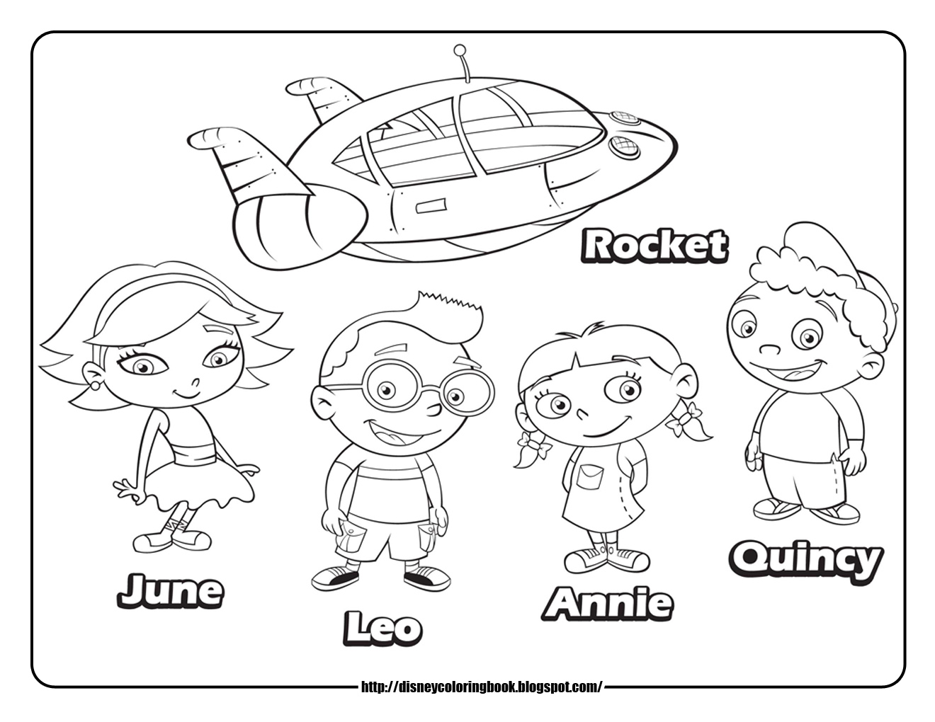 Little Einsteins Coloring Pages - GetColoringPages.com