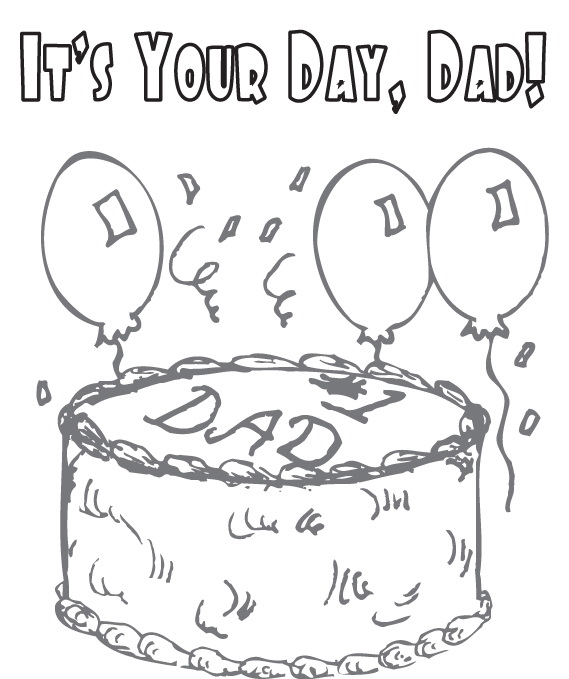 Father's Day Coloring Pages