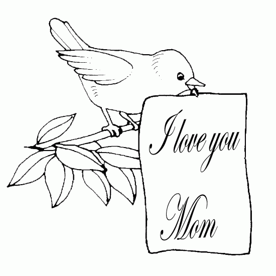 Mother's Day Coloring Pages