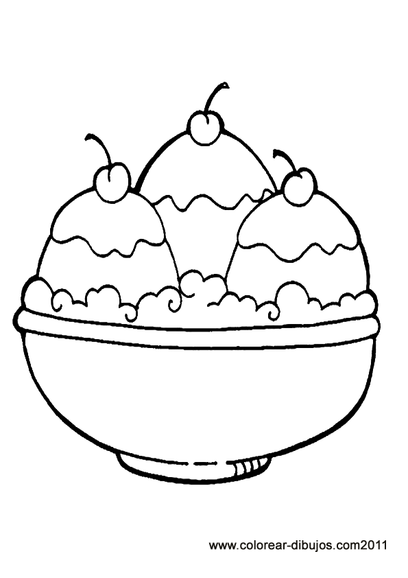 Ice Cream Coloring Pages Printable