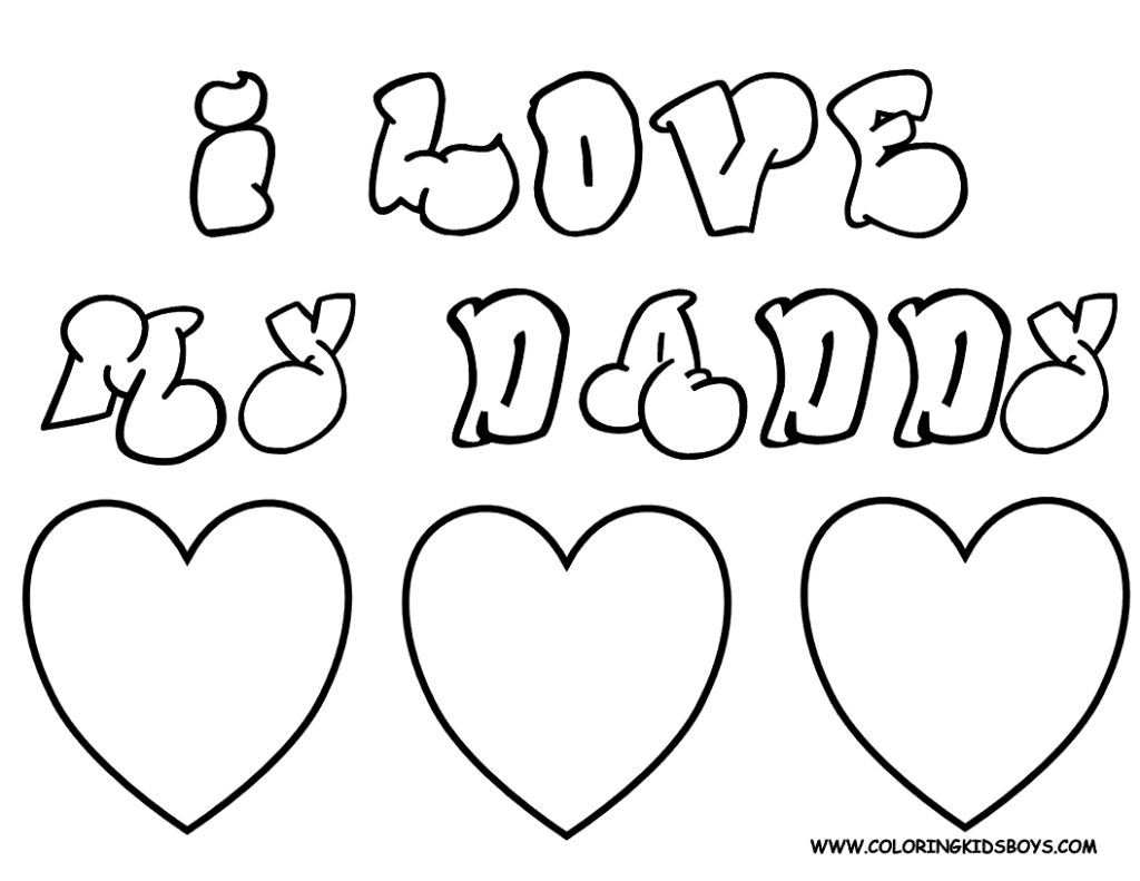Fathers Day Coloring Pages
