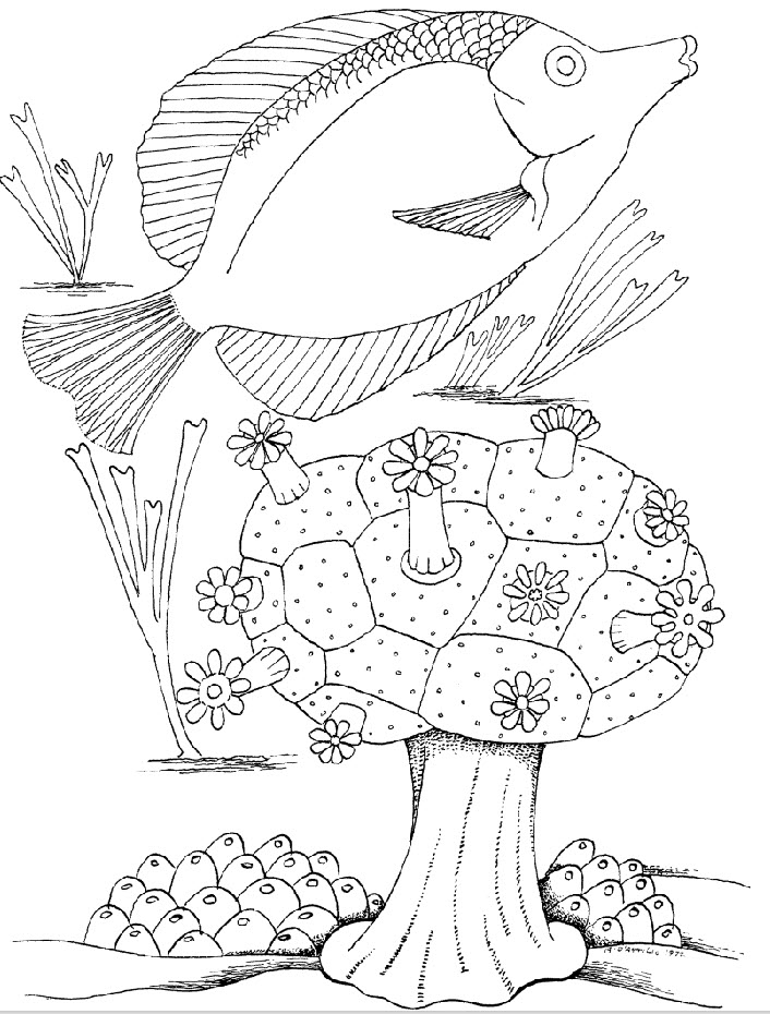 Underwater World Coloring Pages