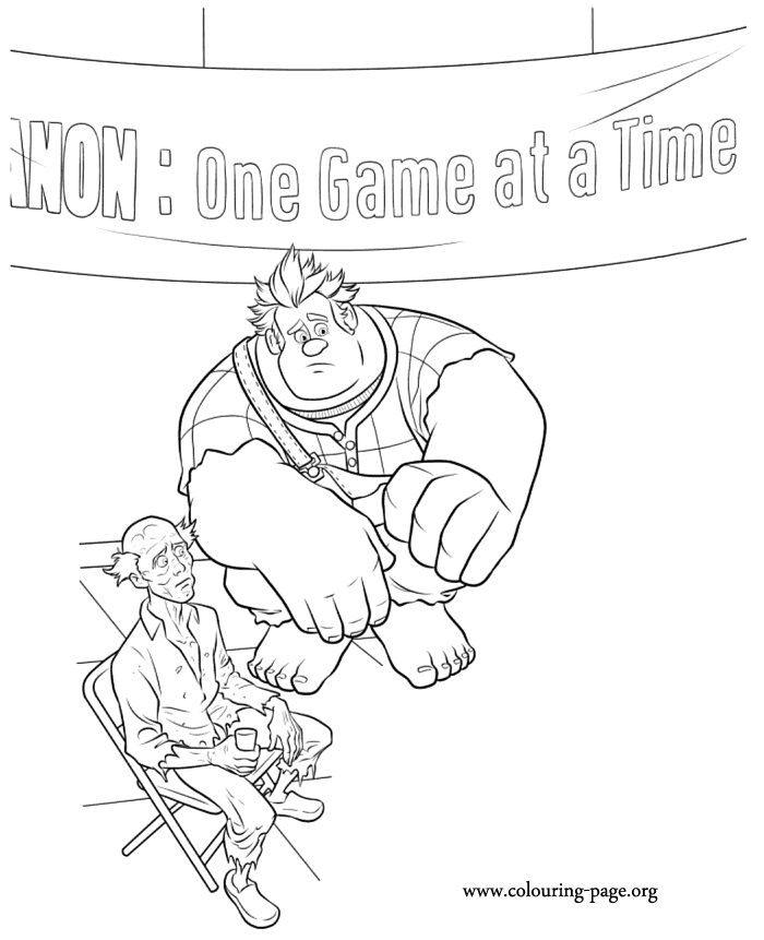 Wreck-It Ralph Coloring Pages