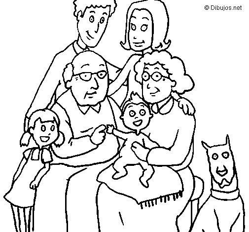 Family Coloring Book