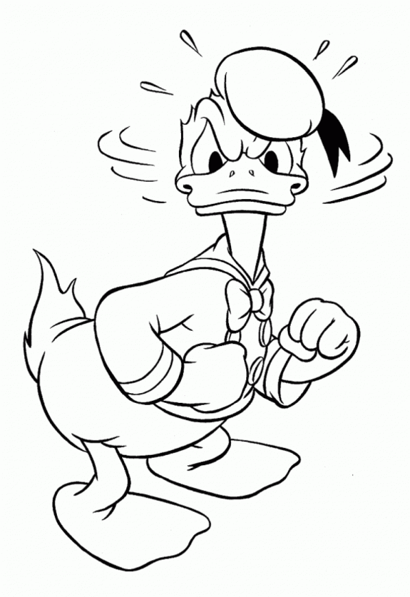 Donald Duck Coloring Pages