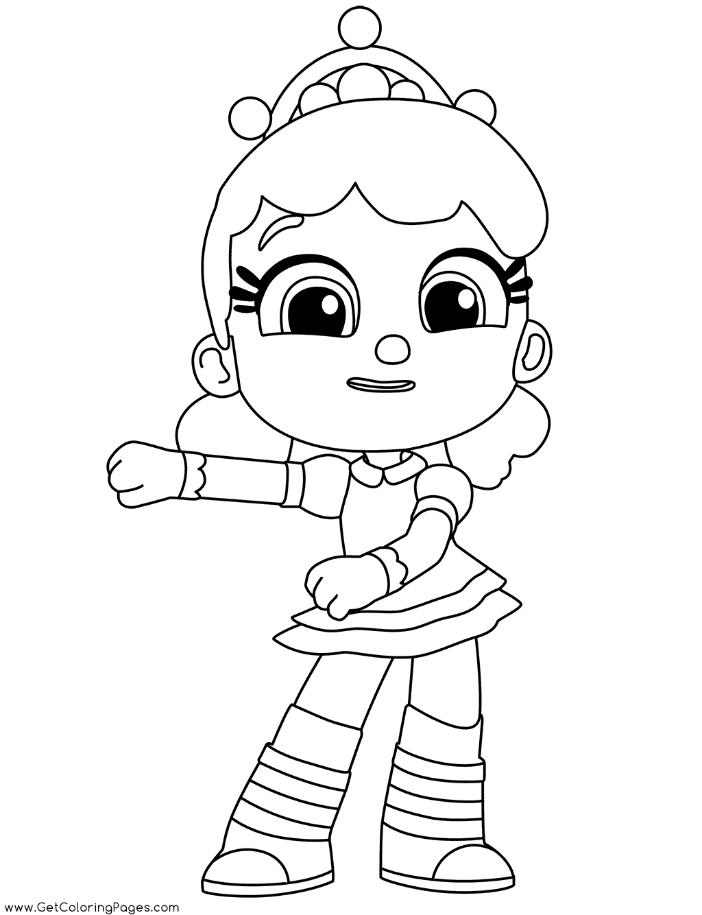 True Colouring Page