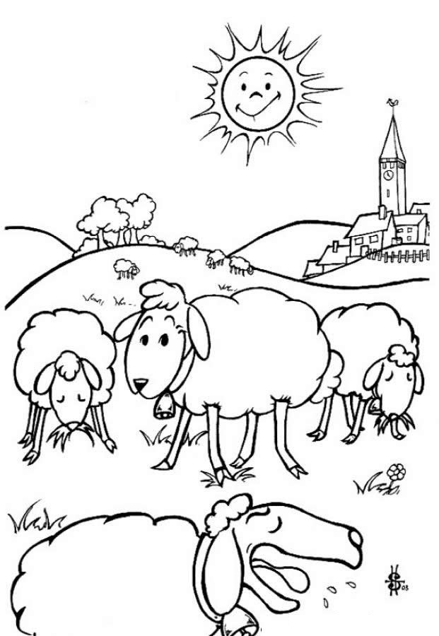 Farm Animals Coloring Pages Printable