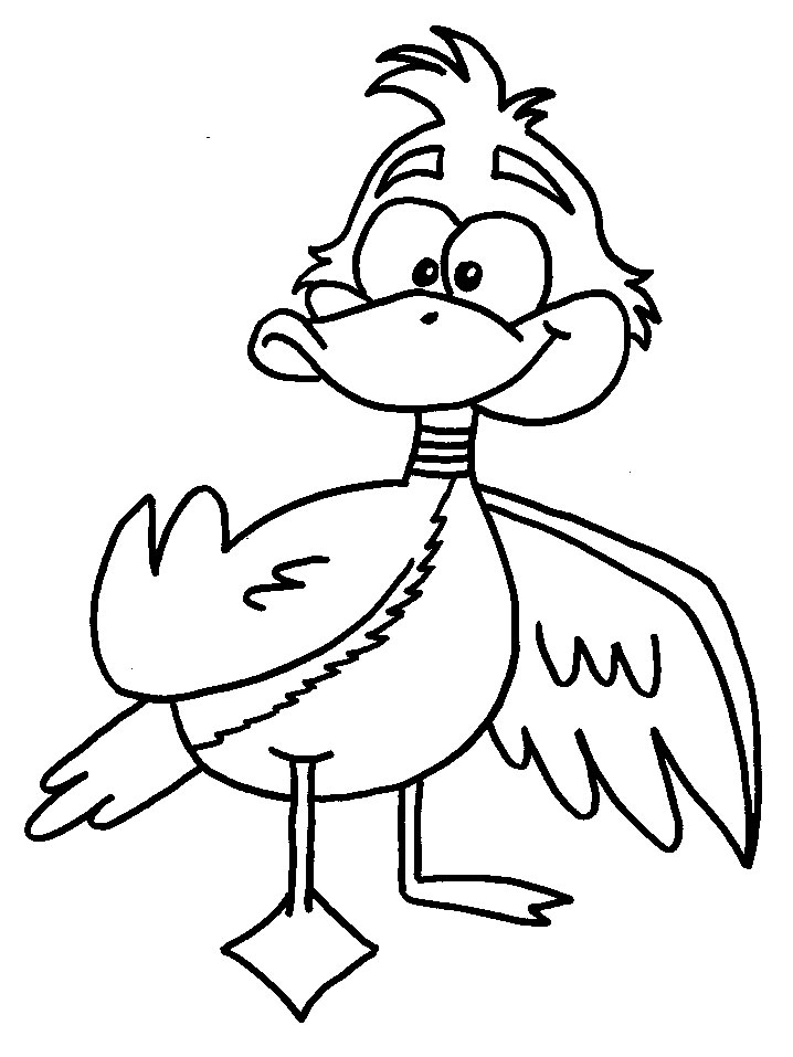 Lucky Duck Coloring Pages