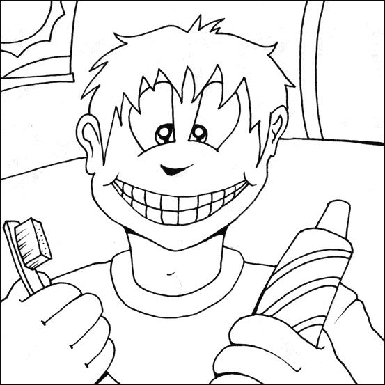 Teeth Coloring Pages for Kids