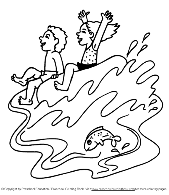 Summer Coloring Pages