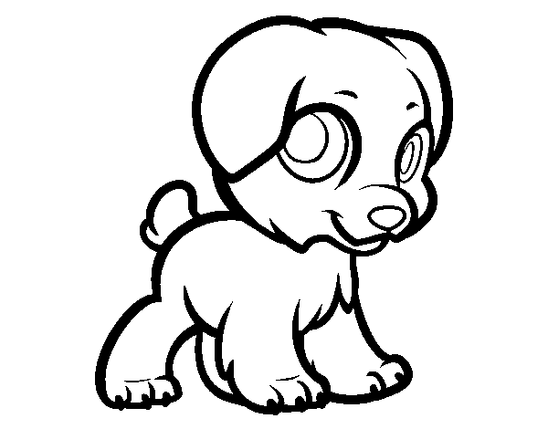 puppy coloring pages